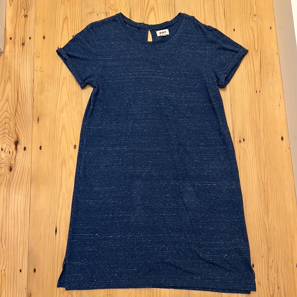 Pact tshirt dress. Lightweight dress. 100% organic cotton.